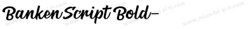 BankenScript Bold字体转换